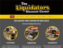 Tablet Screenshot of liquidatorsaz.com